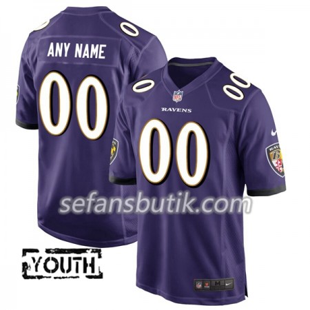 Baltimore Ravens Tröjor Custom Lila - Barn Baltimore Ravens Tröjor Custom Lila - Barn
